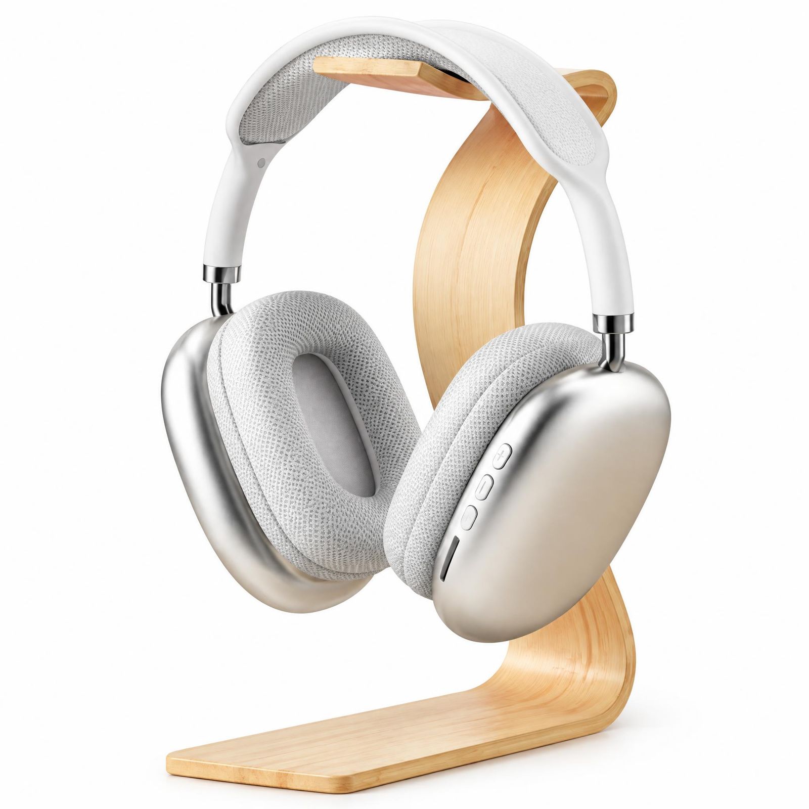 Over-ear headphones on a clean white background