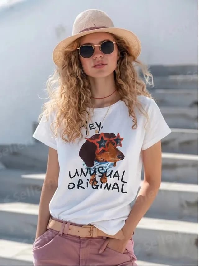 SellerPic printed T-shirt result with a trial watermark