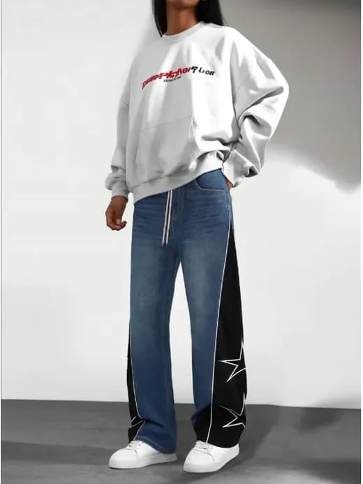 WeShop jeans result with source trousers still visible
