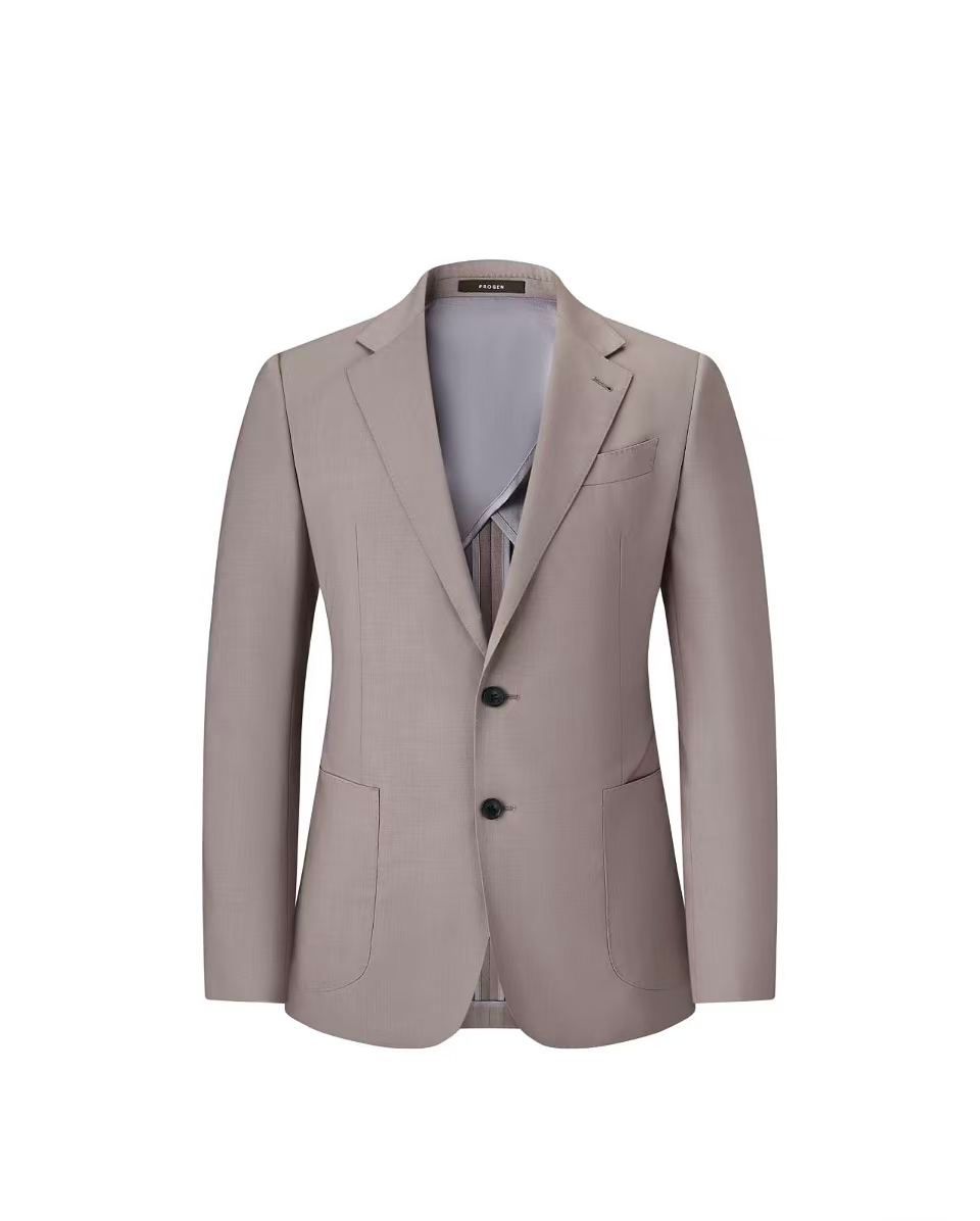 Tailored blazer shown with its three-dimensional shape preserved