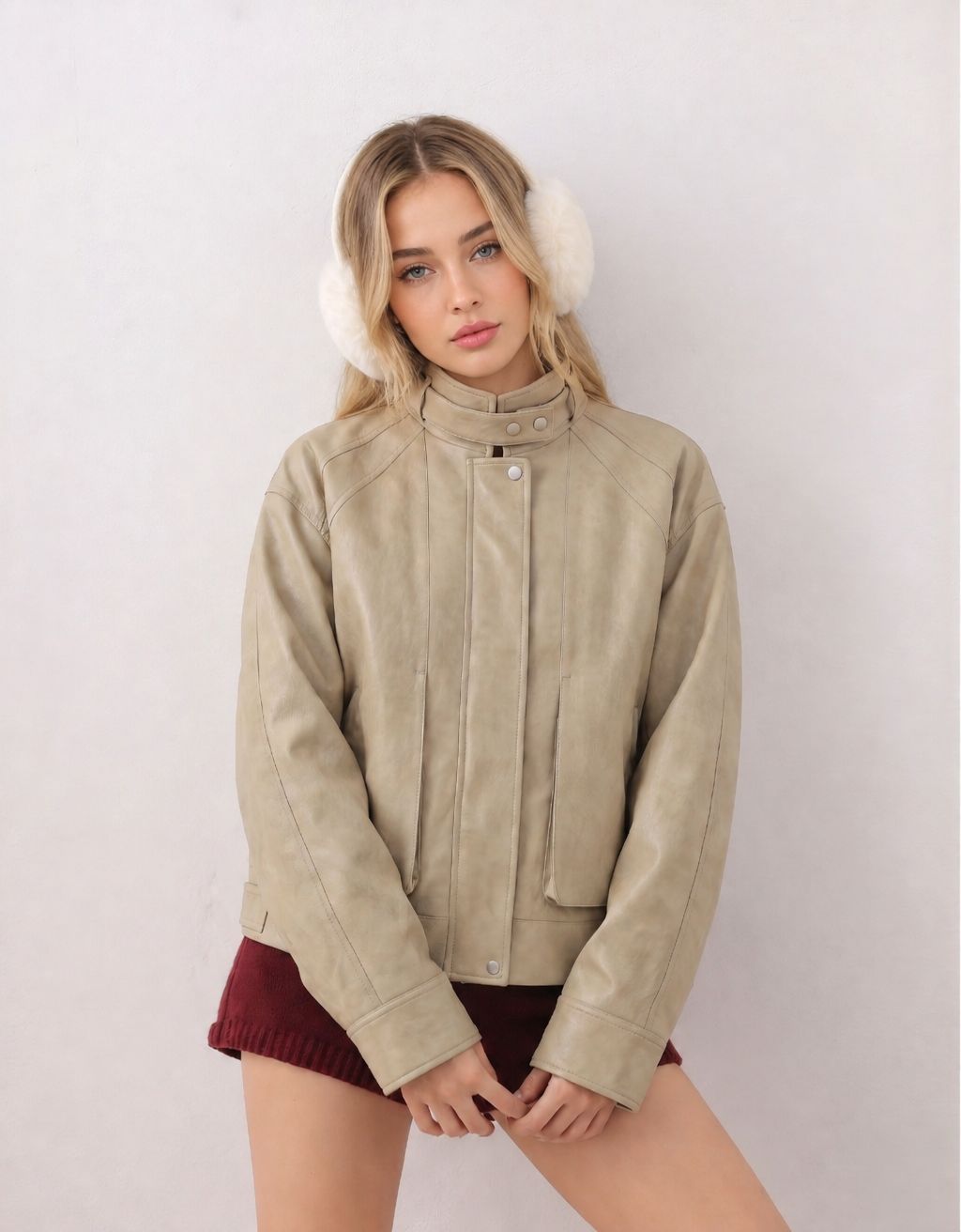 Snappyit result for beige jacket