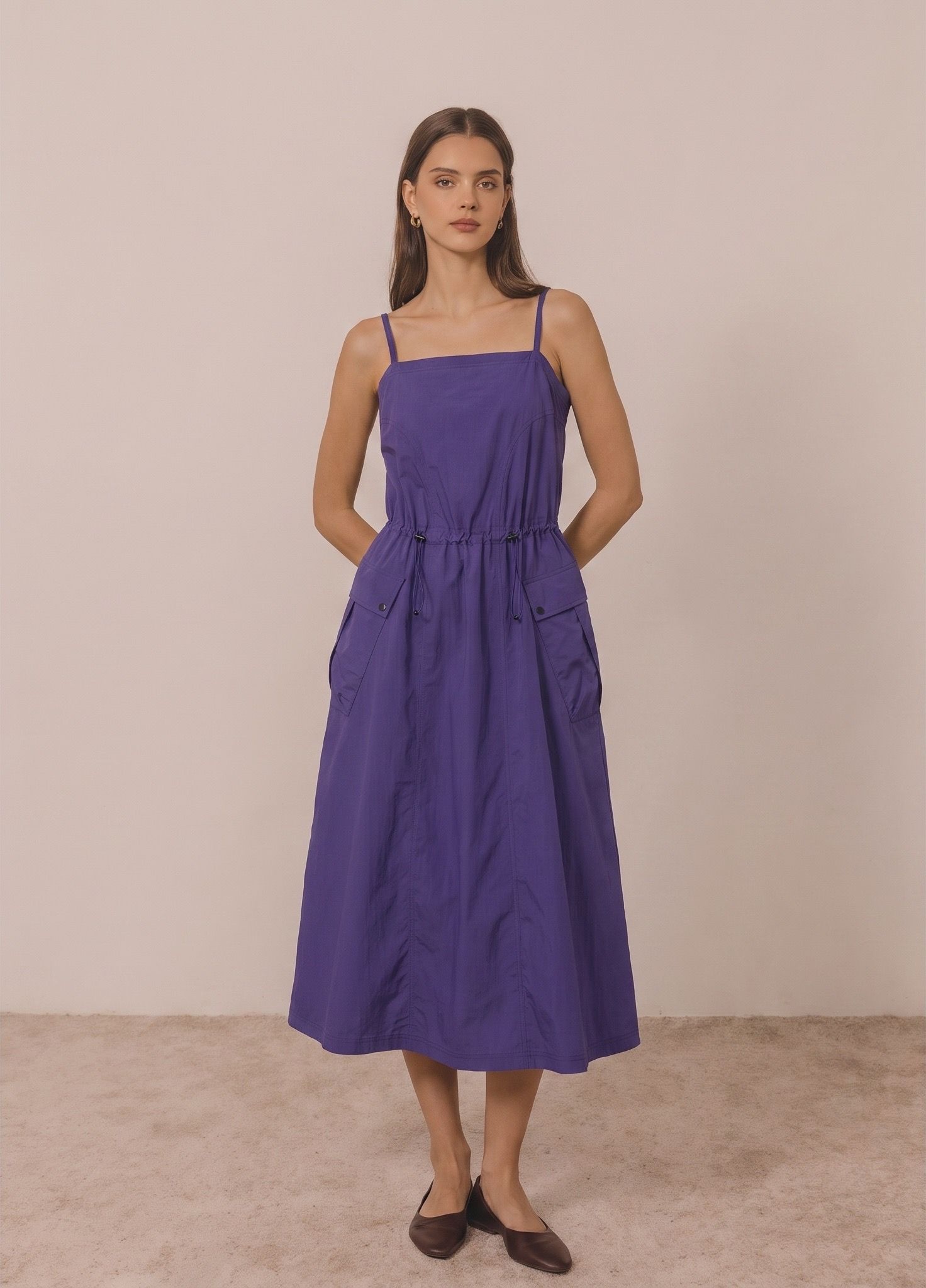Snappyit result for purple spaghetti-strap dress