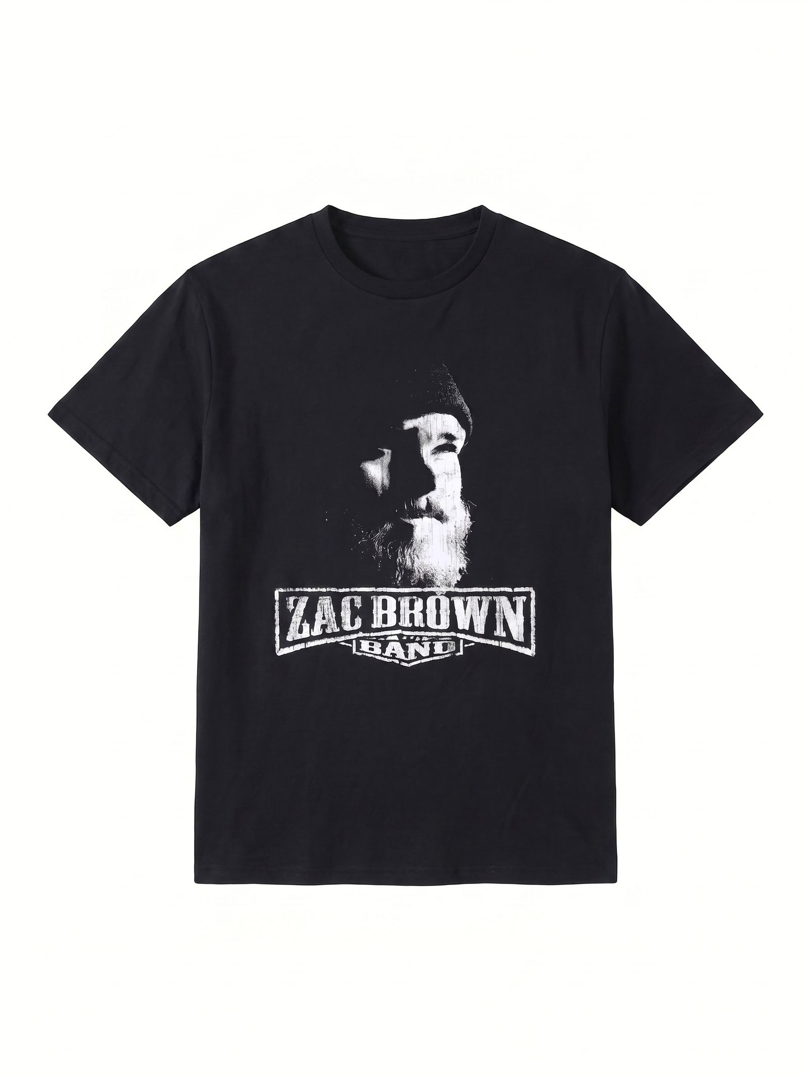 Print-on-demand t-shirt source photo in a single colorway against a clean studio backdrop