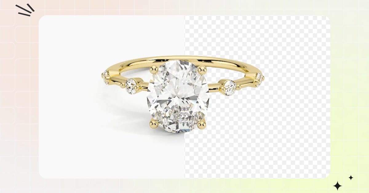 Remove the background from jewelry photos without Photoshop