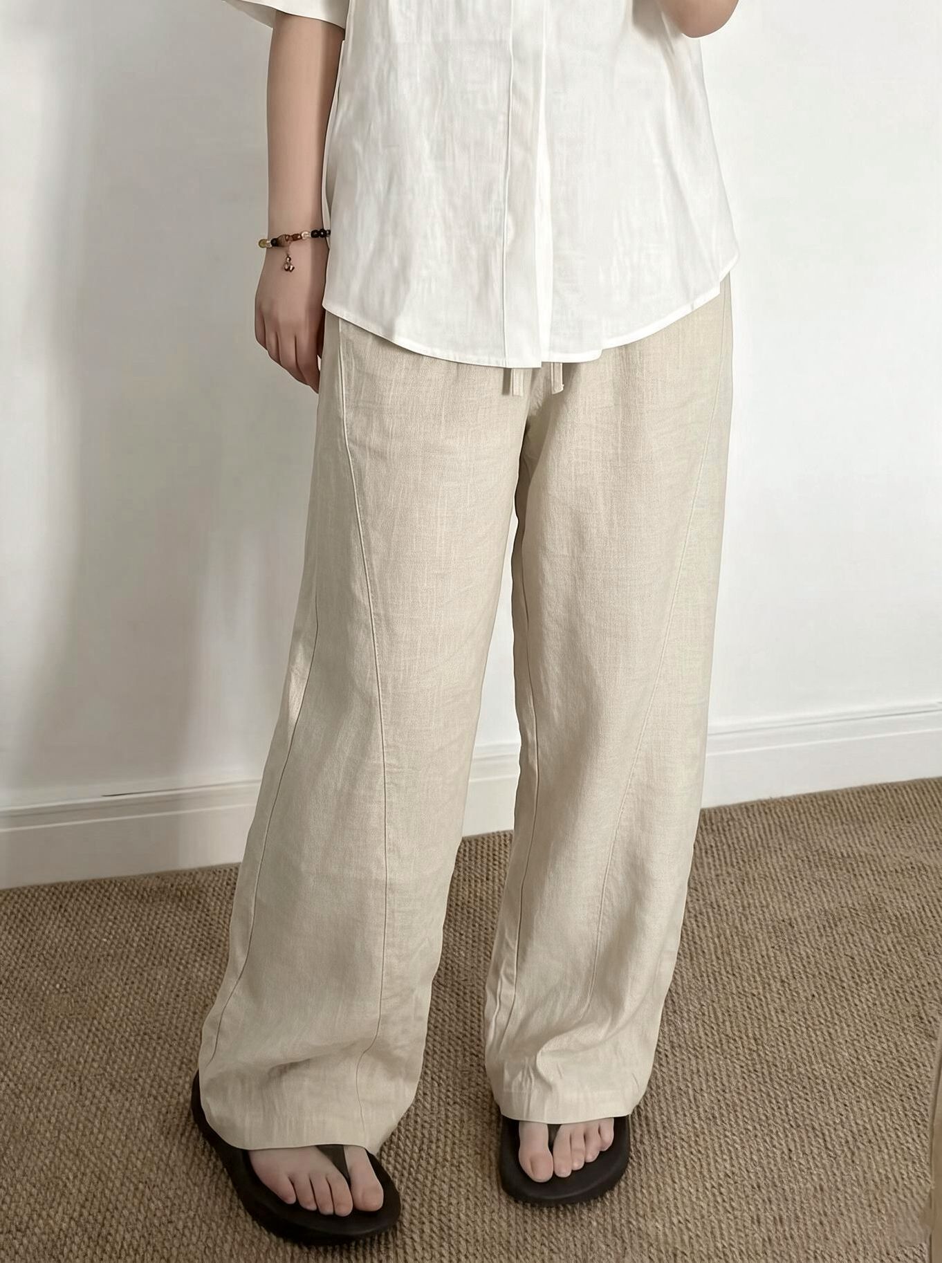 Worn trousers — natural photo