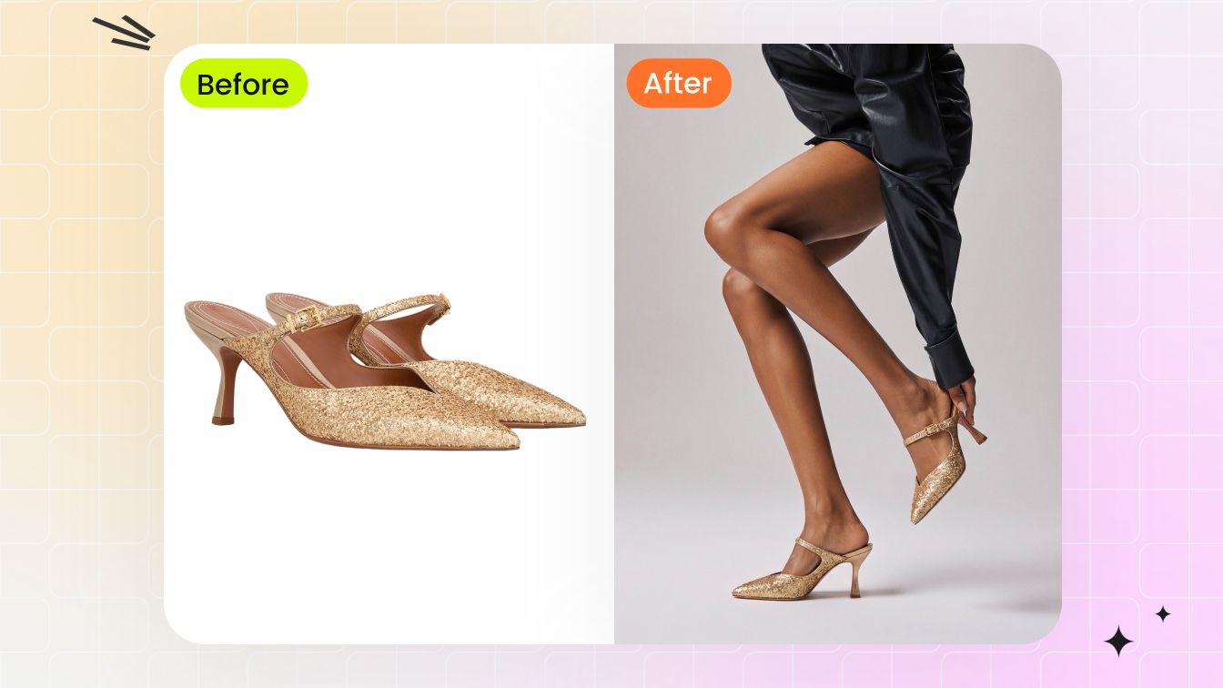 How to photograph shoes for ecommerce