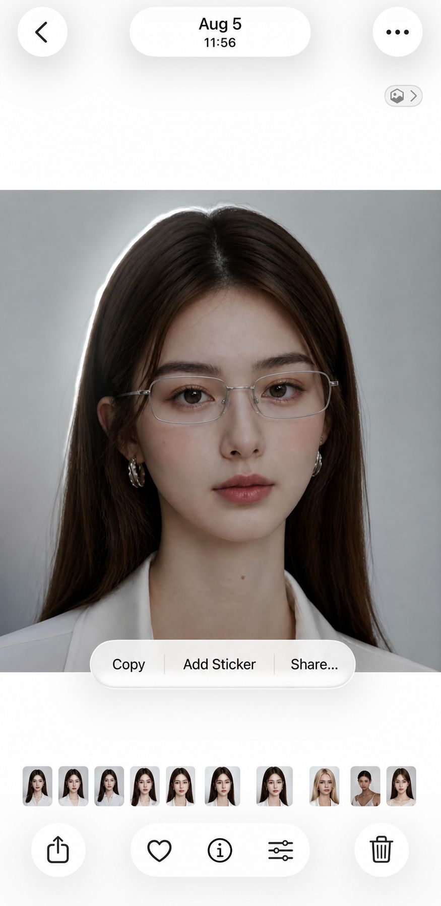 Press and hold the subject, then choose Add Sticker in iPhone Photos
