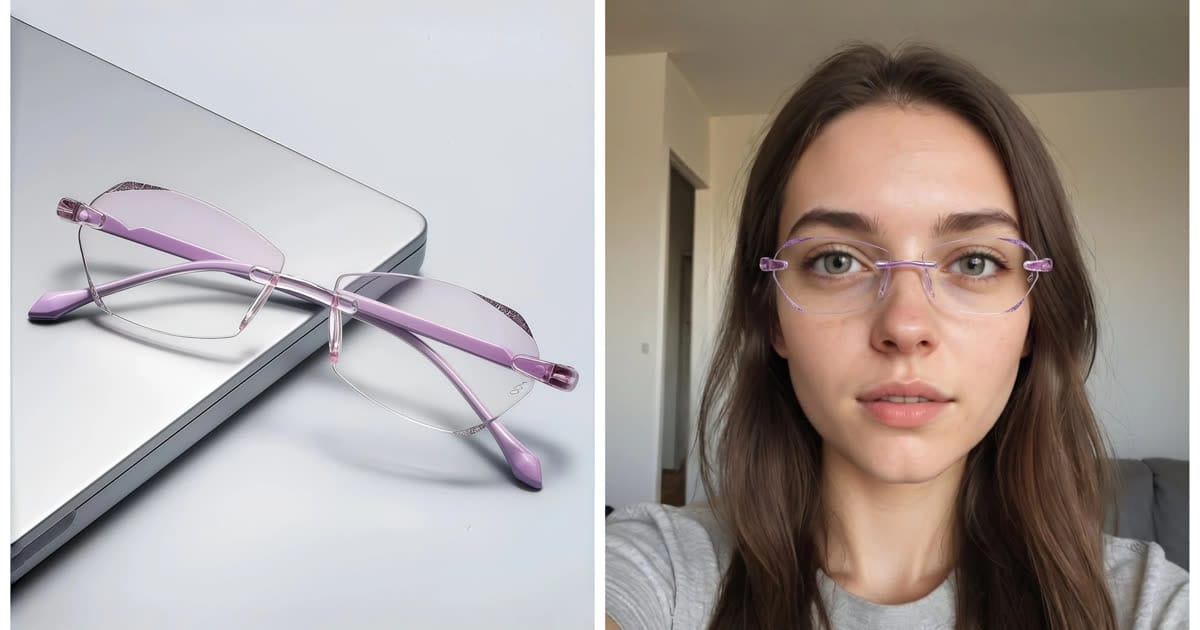 Try on glasses online from a photo guide for buyer previews