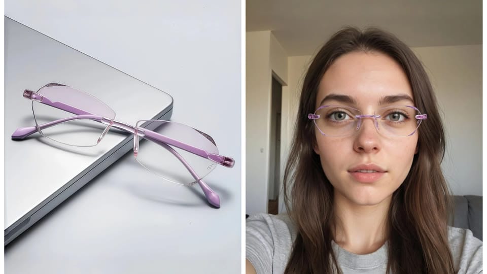 Buyer upload photo glasses try-on guide thumbnail