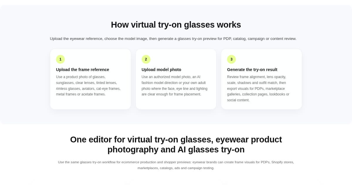 Snappyit virtual try-on glasses tool thumbnail