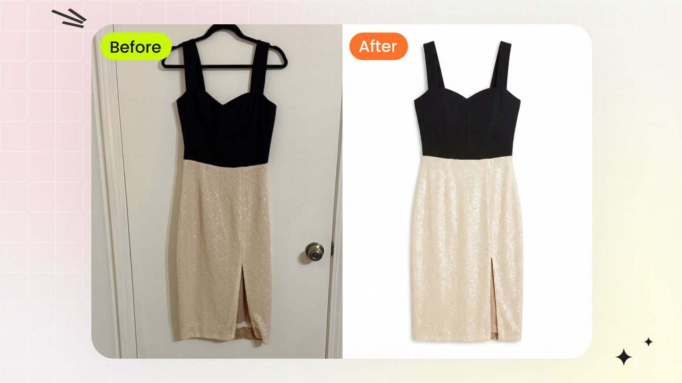 Dress before after