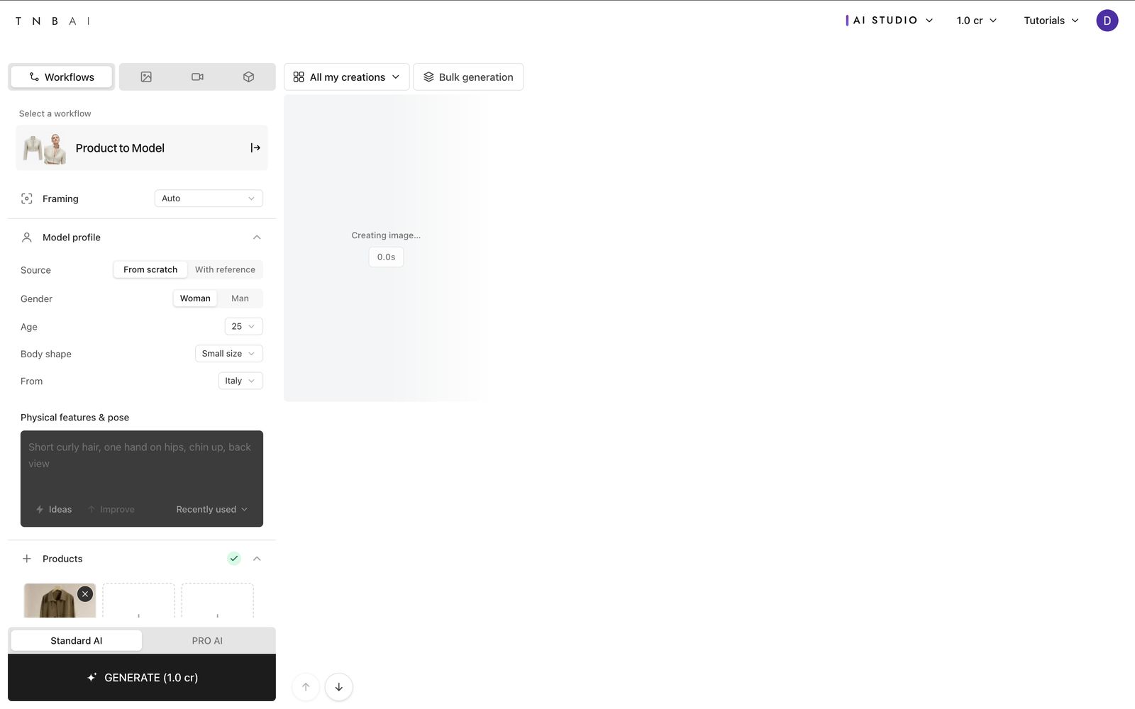 TheNewBlack Product to Model controls for the shared coat