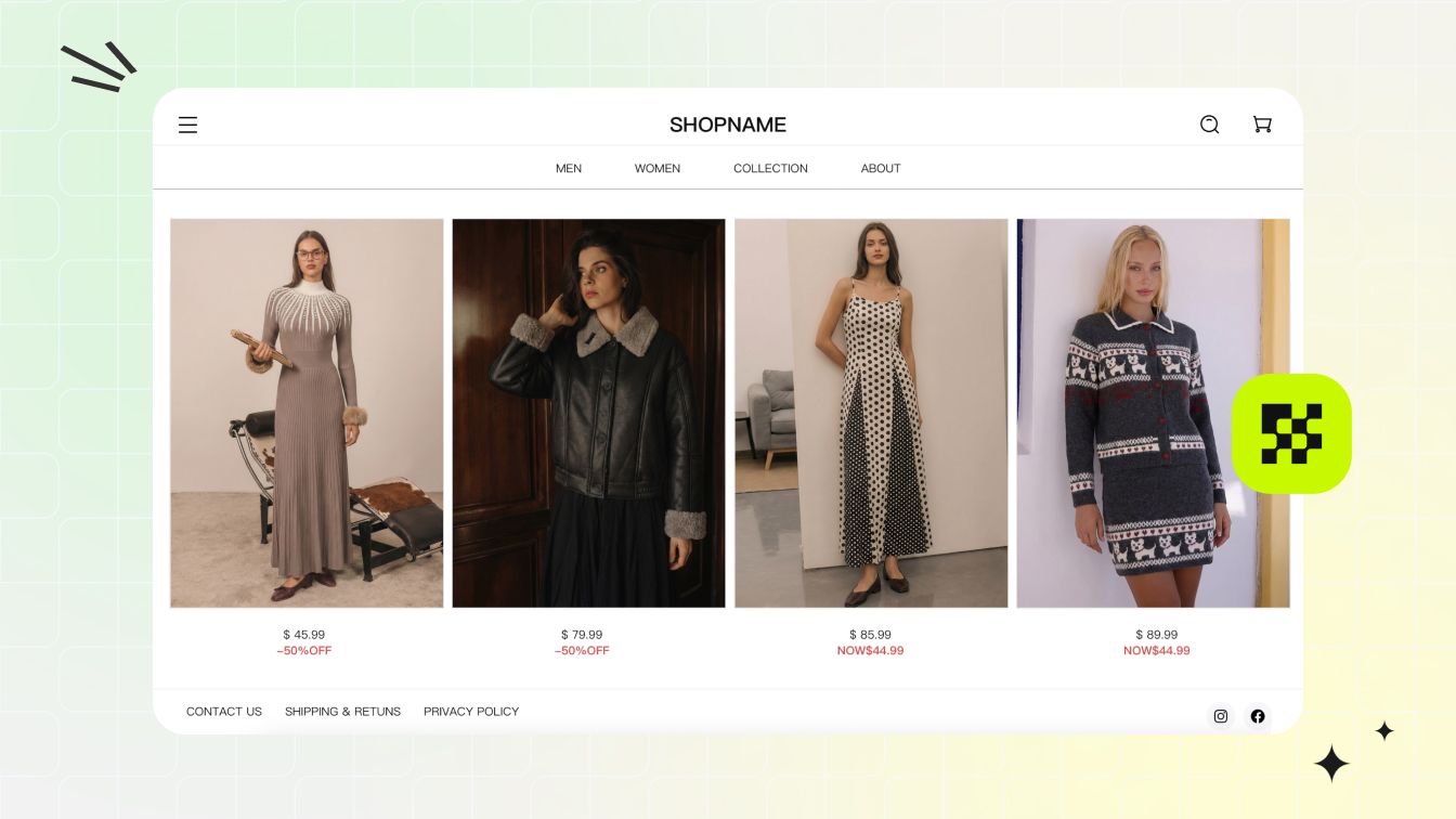 Face Swap — swap models in existing photos while preserving pose lighting and clothing