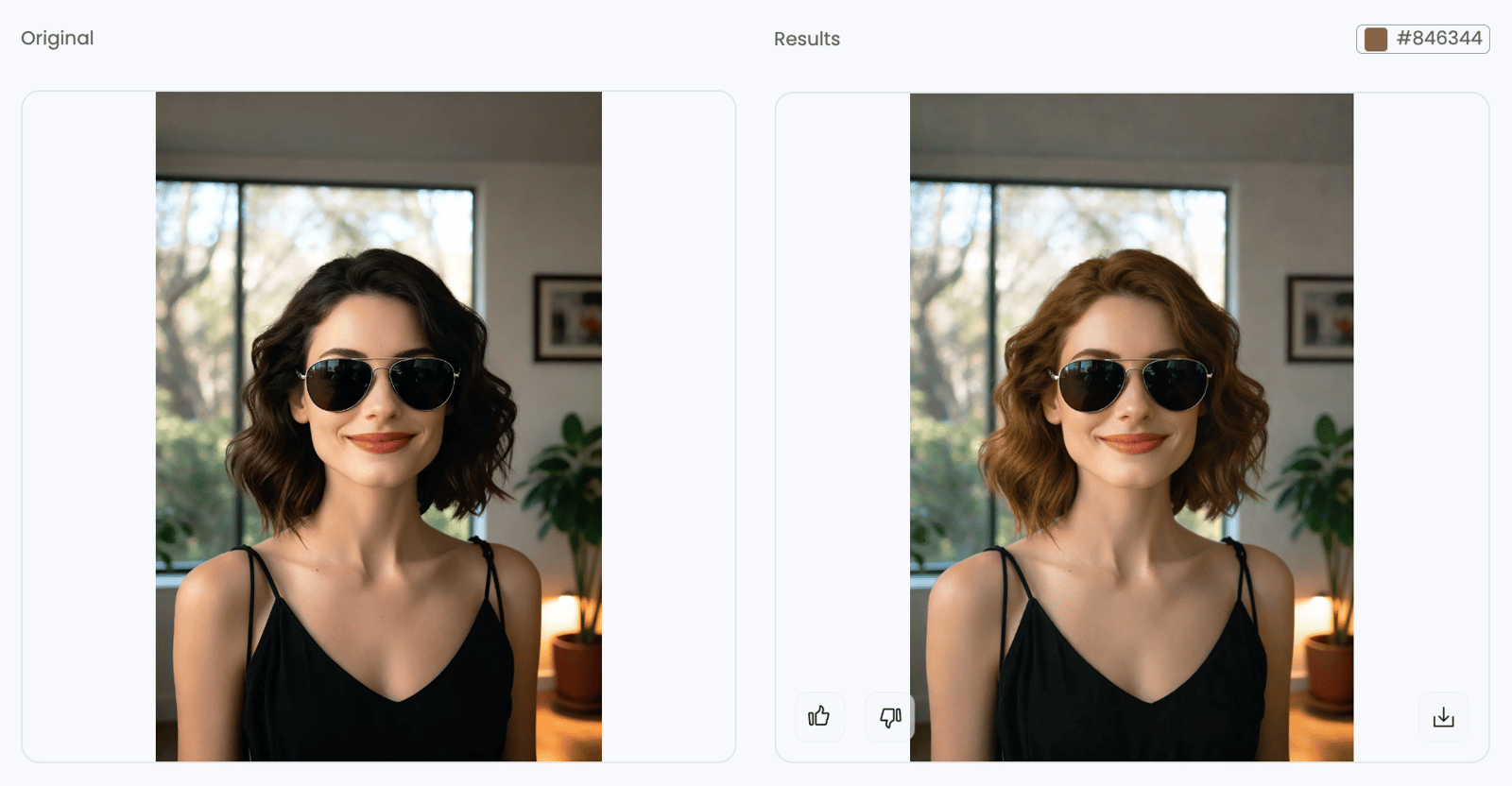 AI Hair Color Changer — try hair colors for beauty fashion and campaign planning