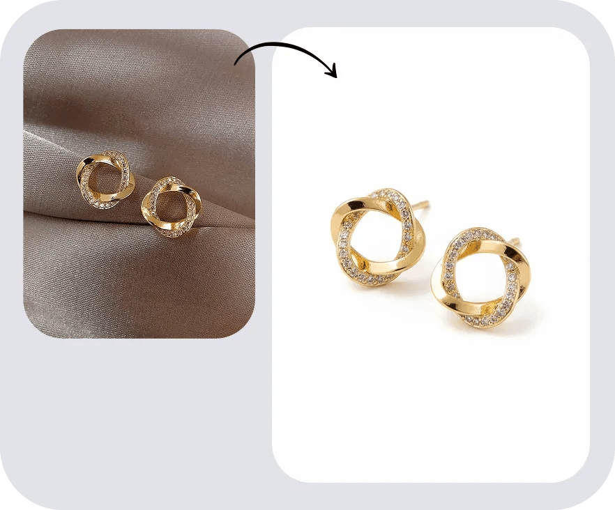 AI Jewelry Retouching tool preview