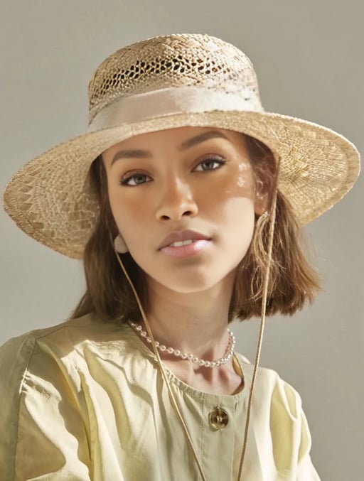 remaker ai face swap result from the deep skin source face showing the skin tone pulled toward the original photo