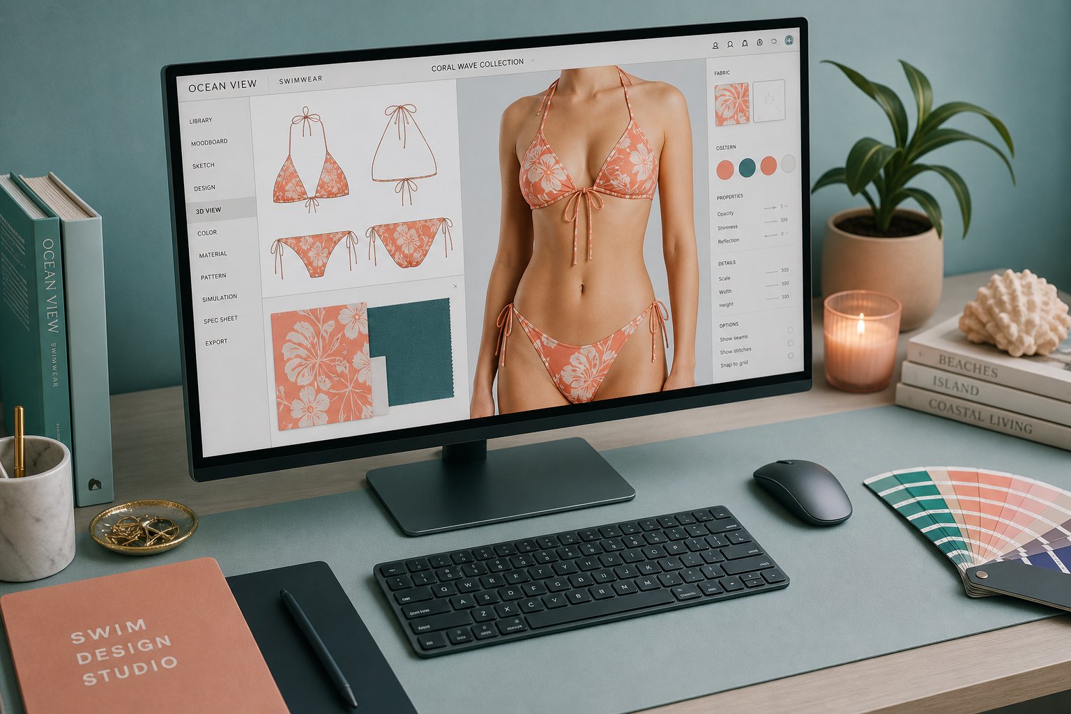 AI bikini photo editors help fashion professionals visualize swimwear designs digitally