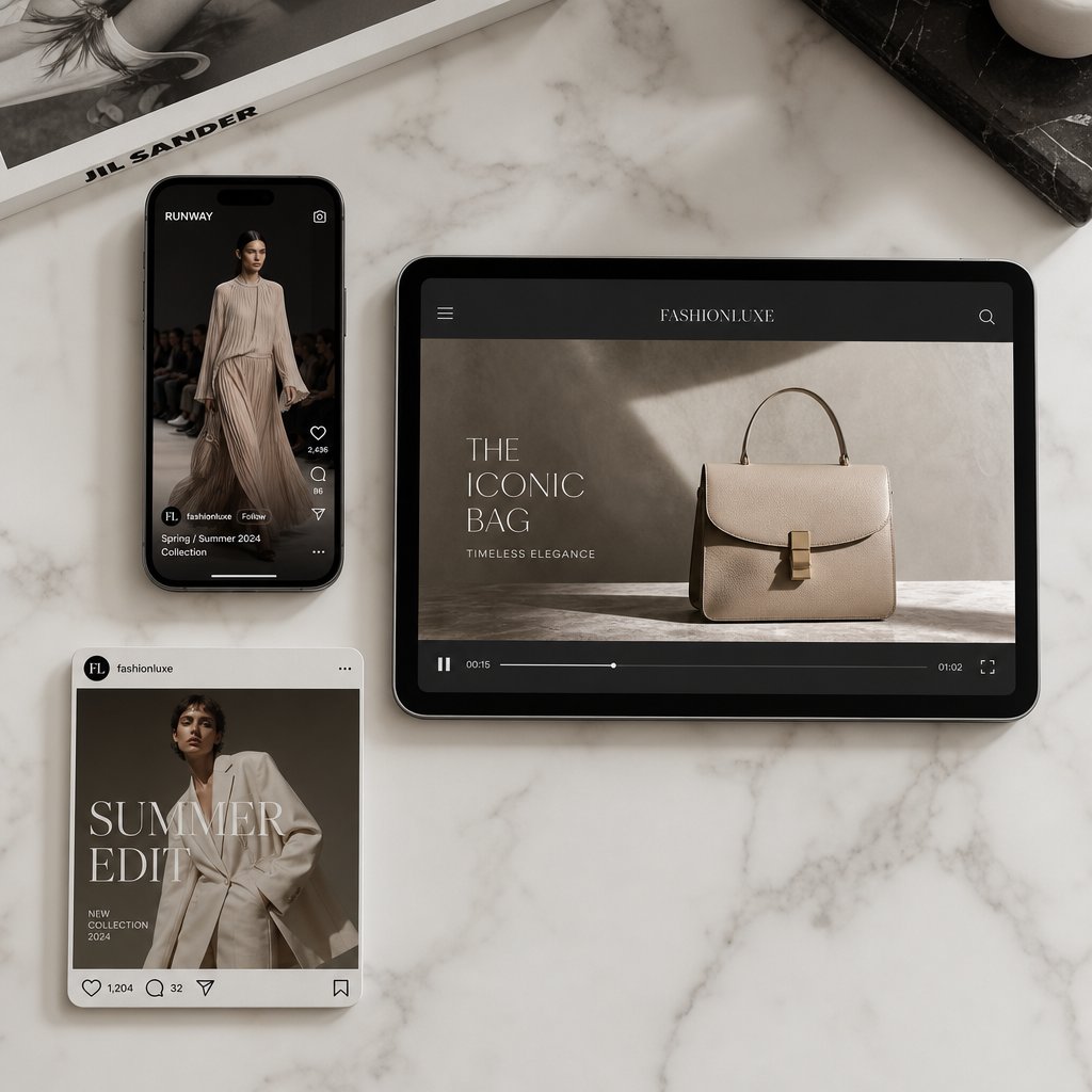 each platform requires specific aspect ratios and resolution settings for optimal ai fashion video performance