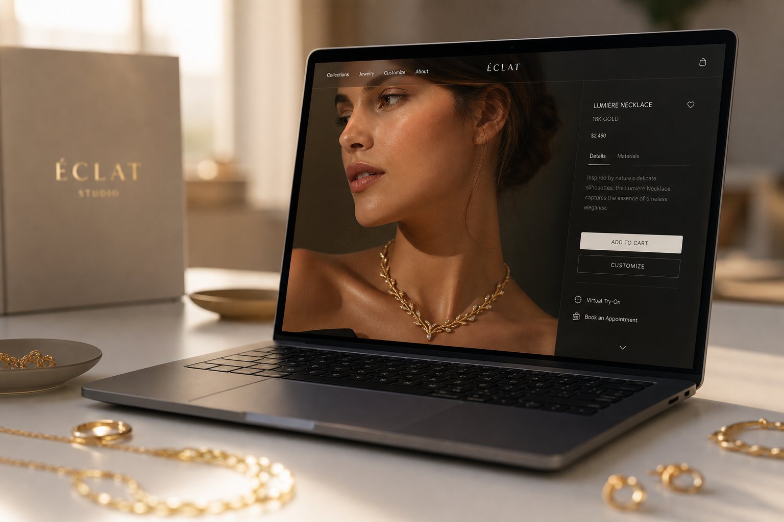 AI-generated on-model product image created from a flat product photo without a traditional photoshoot
