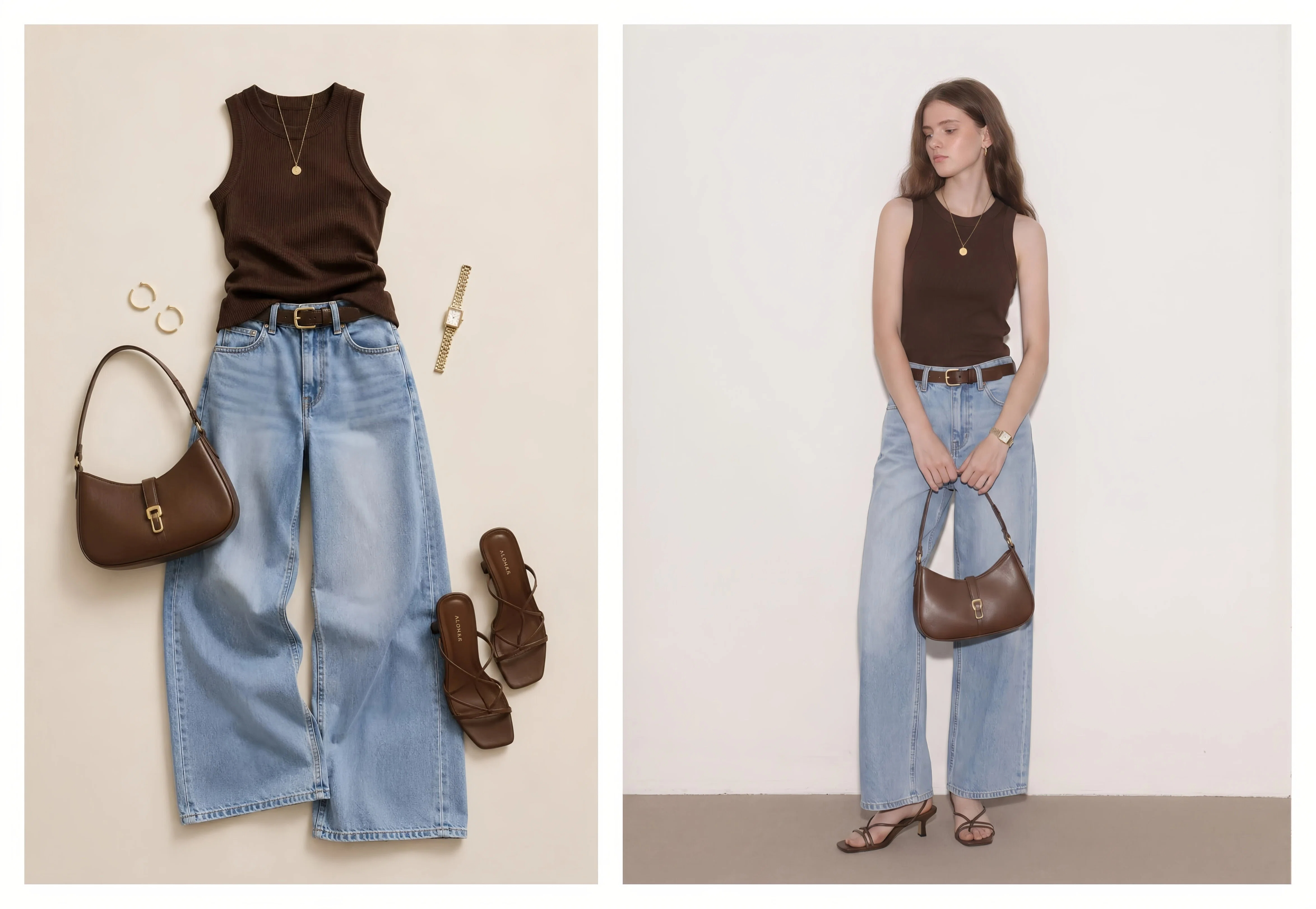 AI wardrobe planner comparing outfit decisions and styling direction