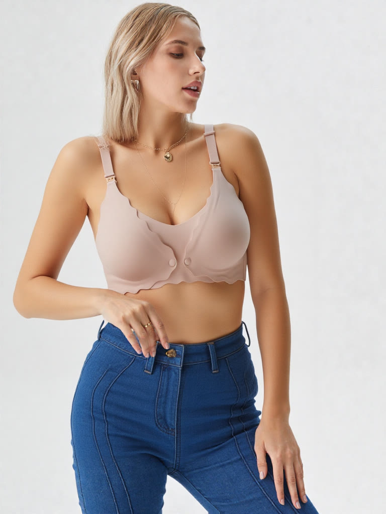 Maternity bra generated on an AI model by Pic Copilot