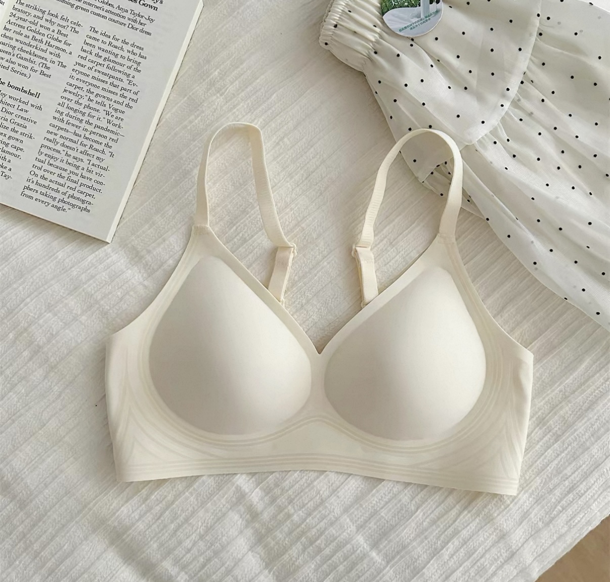 Solid-fabric T-shirt bra source photo used across the comparison