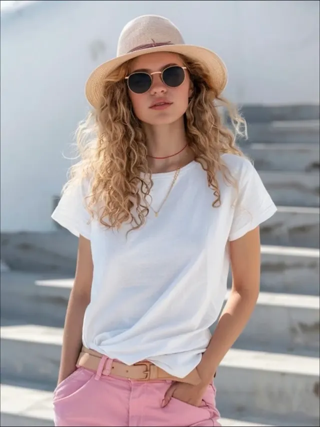 Model source for the printed T-shirt test