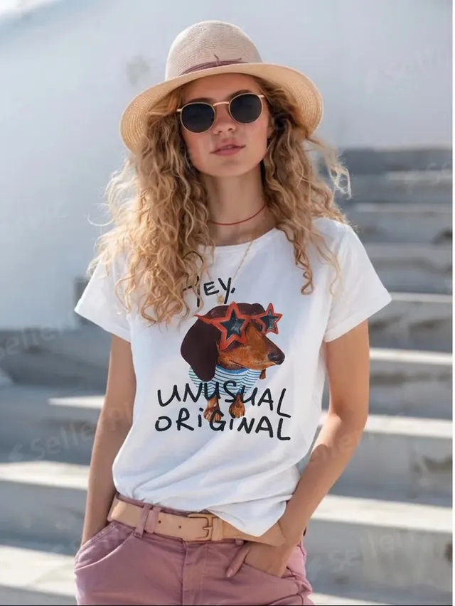 SellerPic printed T-shirt result with a trial watermark