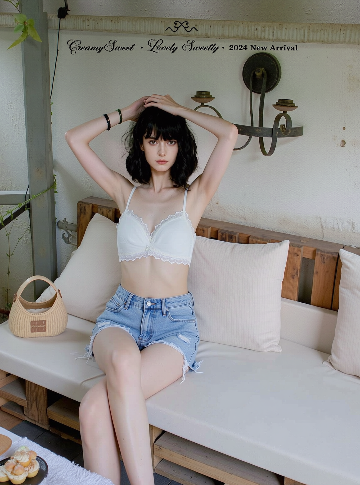 WeShop AI result for the white lace lingerie