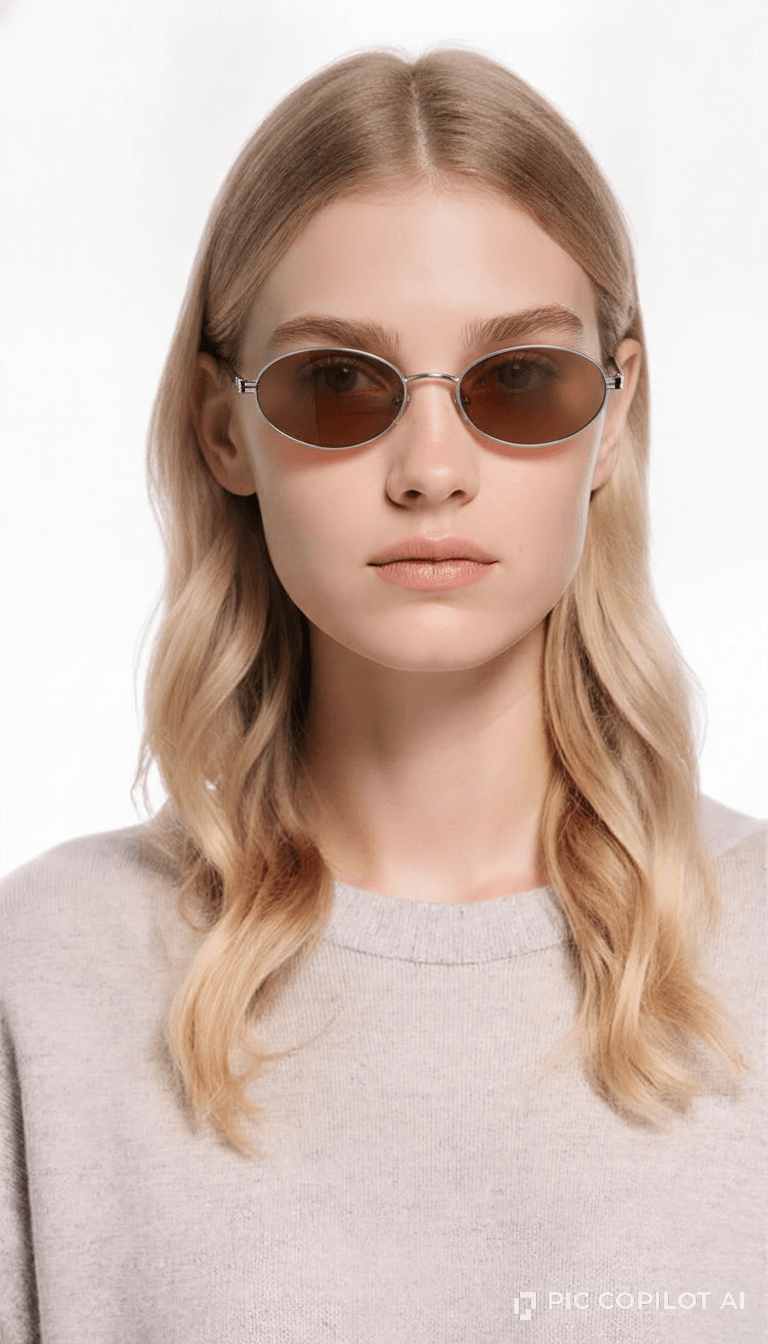 Silver sunglasses generated by Pic Copilot
