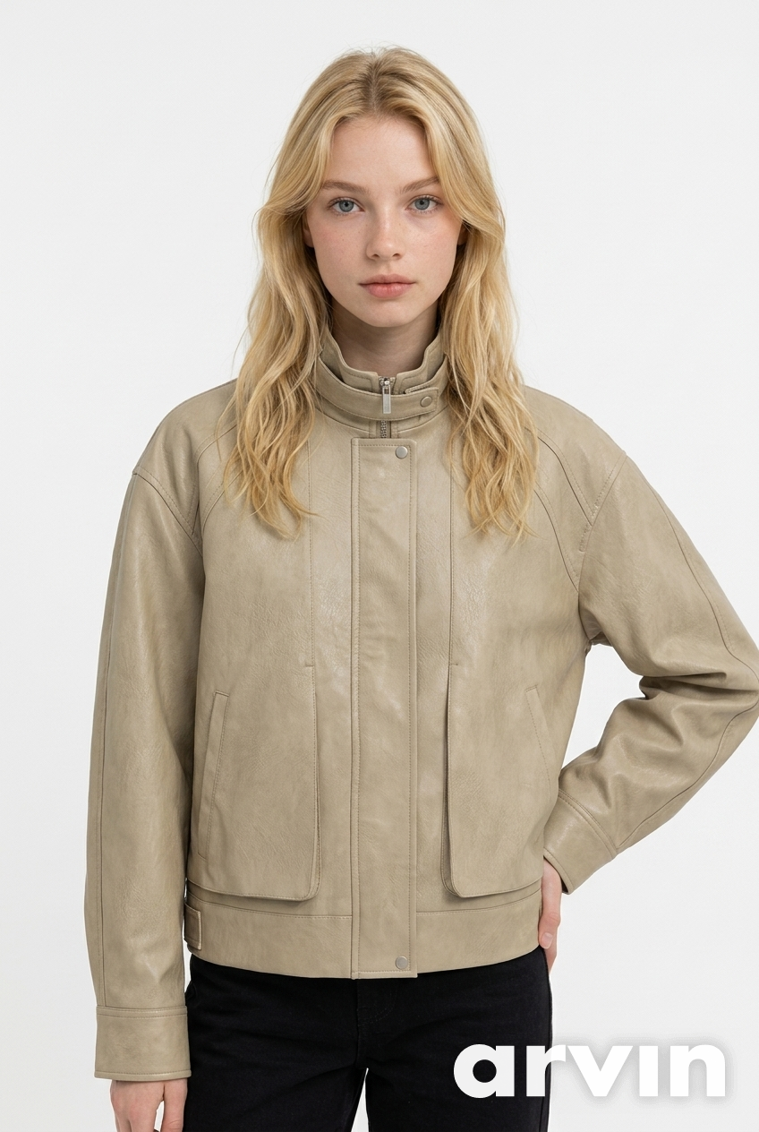 Arvin result for beige jacket with watermark