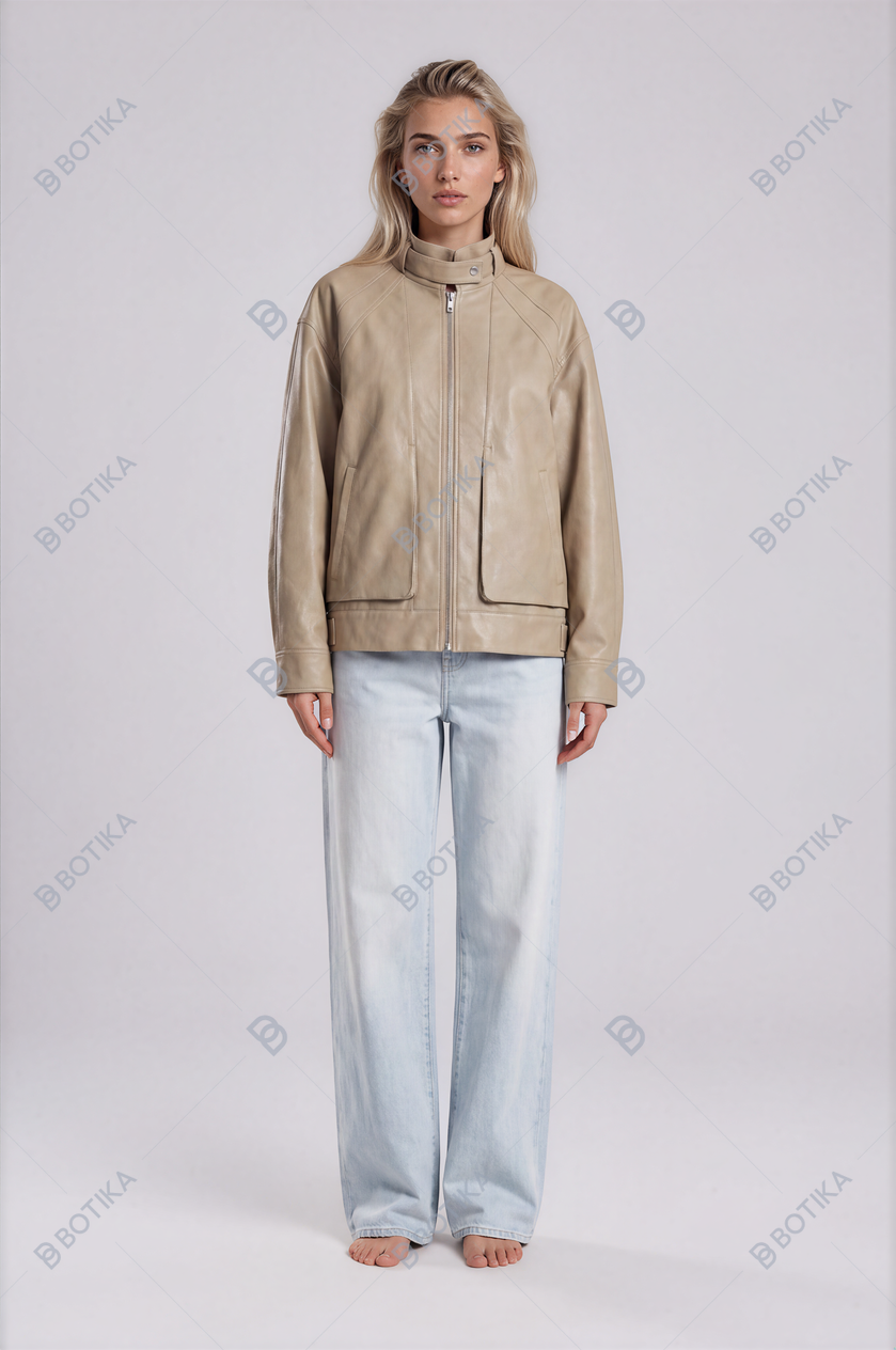 Botika result for beige jacket with watermark