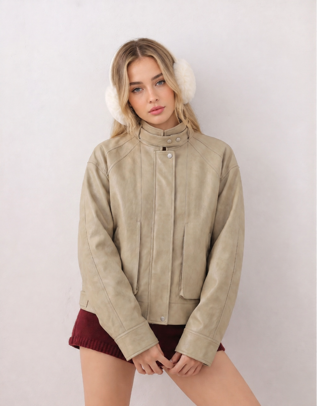 Snappyit result for beige jacket