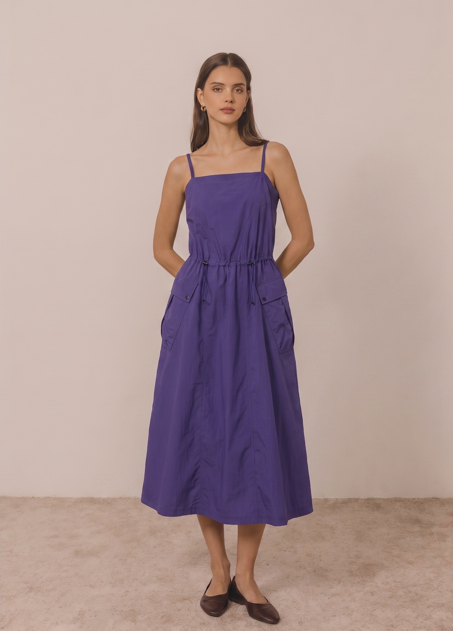 Snappyit result for purple spaghetti-strap dress
