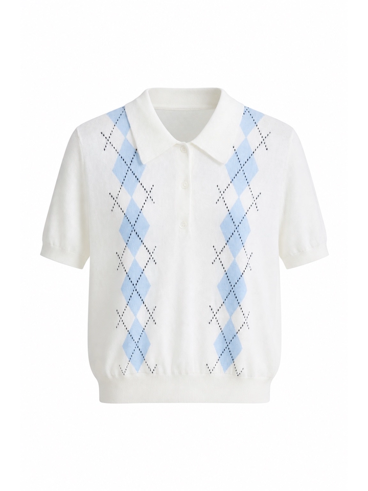 Snappyit ghost mannequin result for the knit polo
