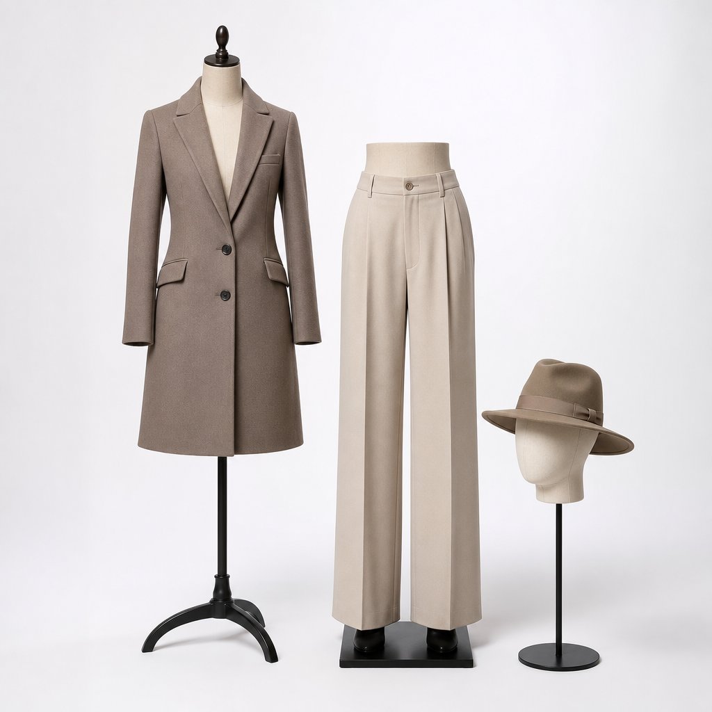 different mannequin form types used for various product categories in ghost mannequin photography