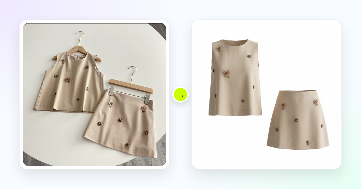 Create ghost mannequin clothing photos on a phone