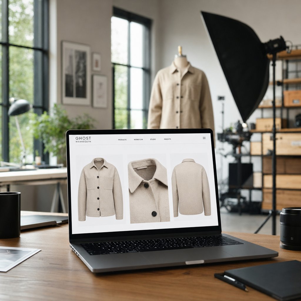 Choosing between DIY, outsourced, and AI-powered ghost mannequin workflows depends on catalog size, budget, and speed requirements