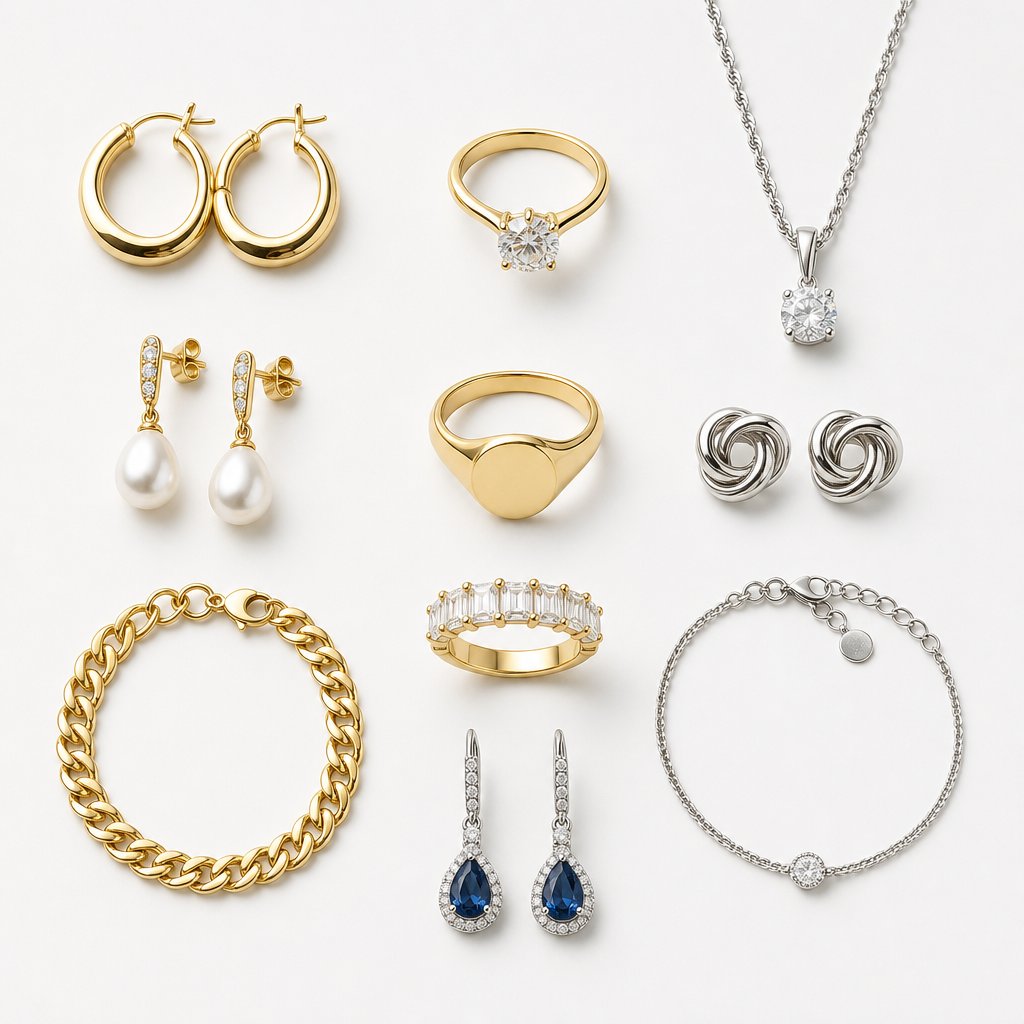 Different jewelry types each require specialized retouching approaches based on their unique optical properties