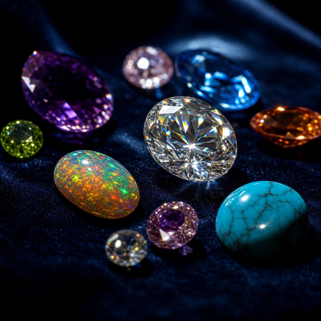different gemstone types require distinct retouching approaches based on how they interact with light