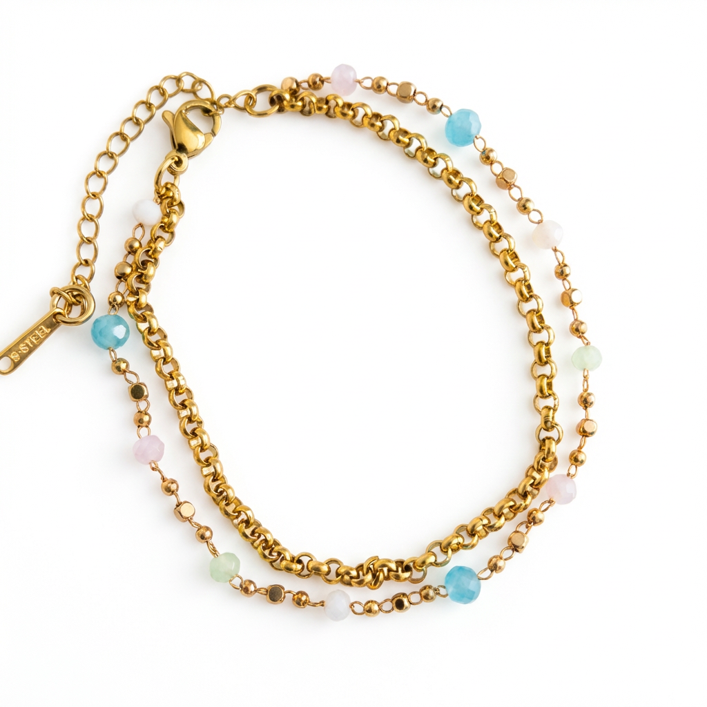 Jewelry product photo after Snappyit Jewelry Retouch — dust and reflections removed, metal and stone color rendered accurately, marketplace-ready output