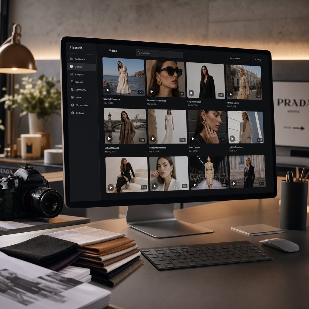 modern production workflow scaling luxury fashion video across multiple platform formats
