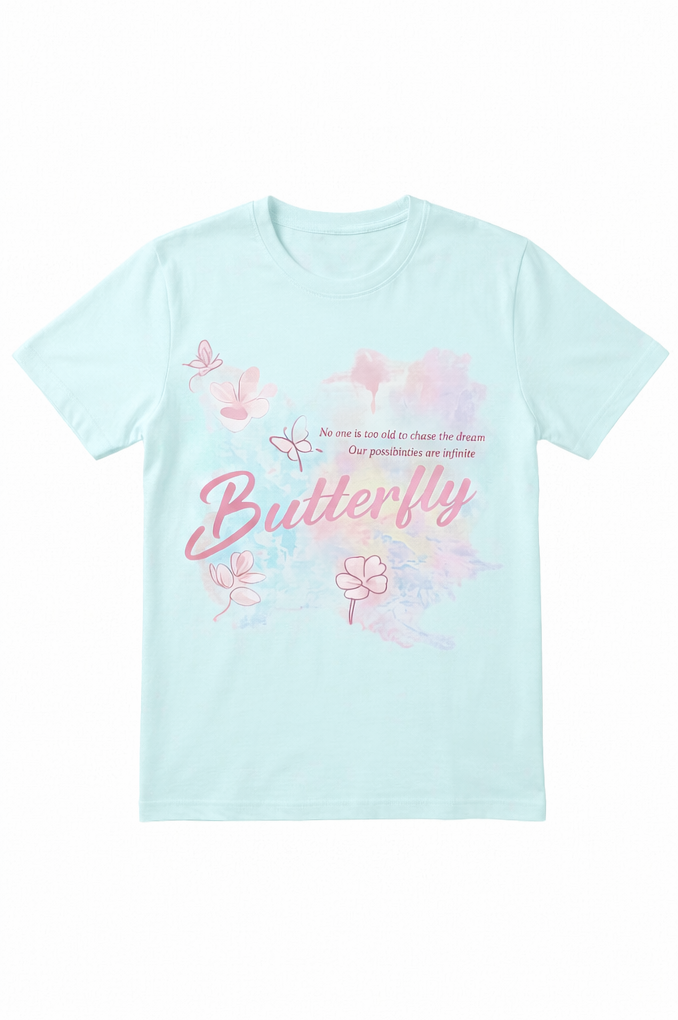 Pale-mint T-shirt color variant generated in Snappyit