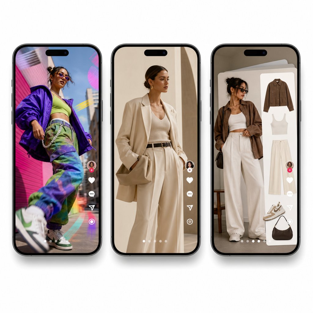 each platform rewards different content styles for short fashion videos