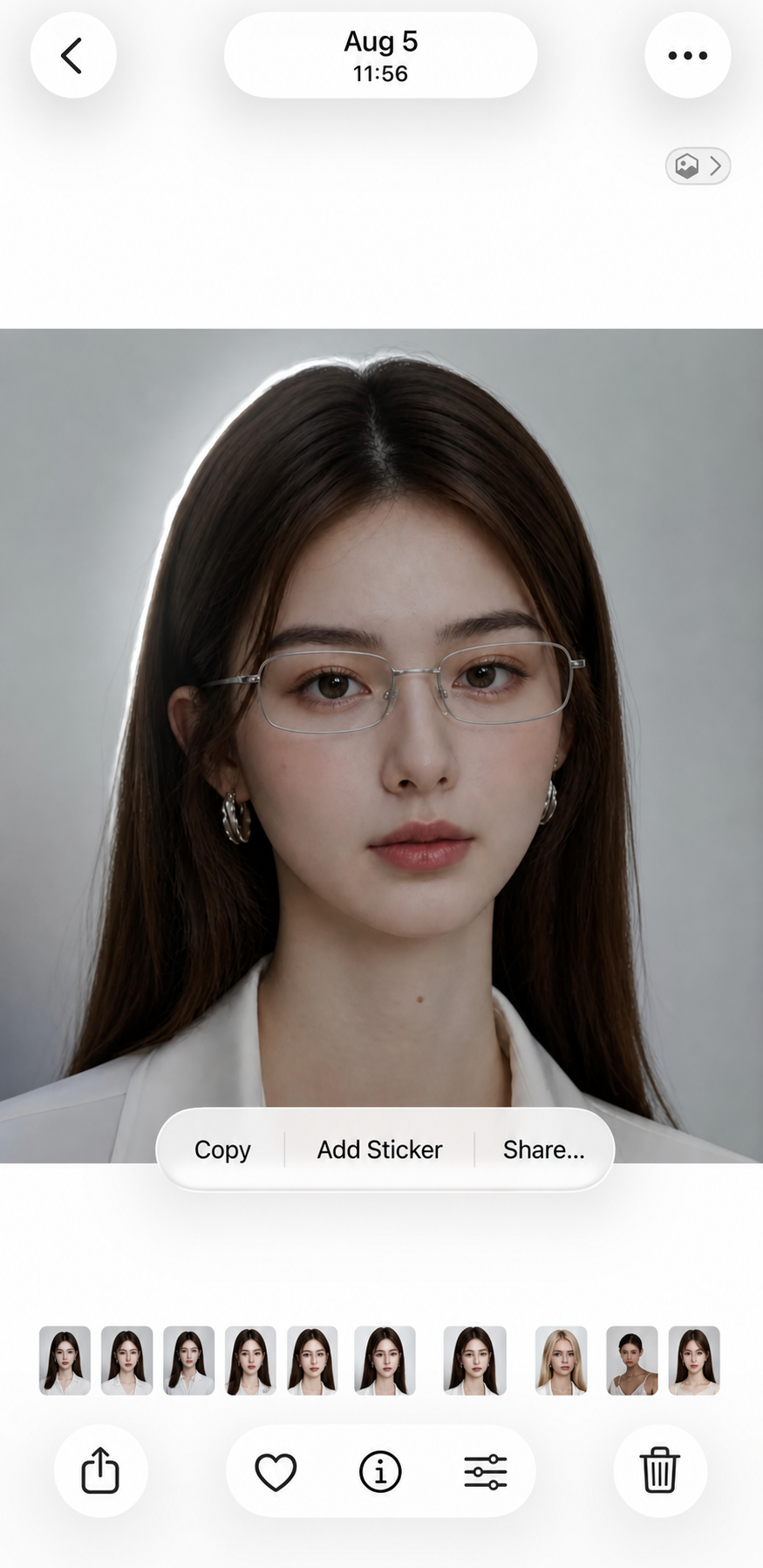 Press and hold the subject, then choose Add Sticker in iPhone Photos