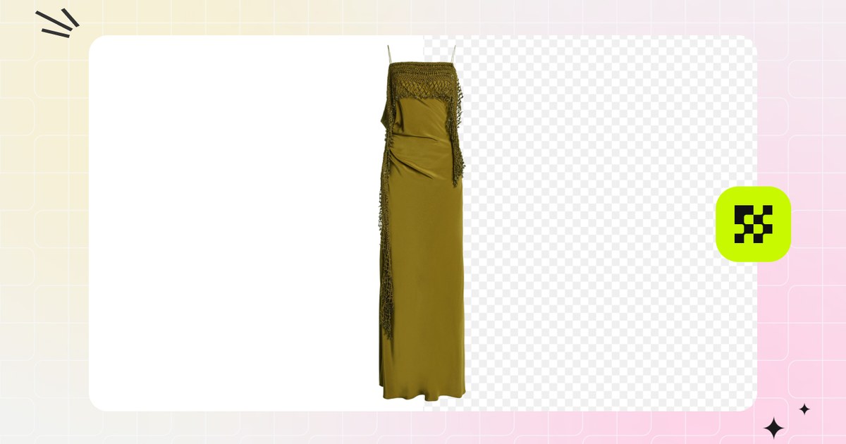 eight product categories — skirt, necklace, heels, hat, top, bag, sunglasses and trousers — each needing a transparent png or white background decision