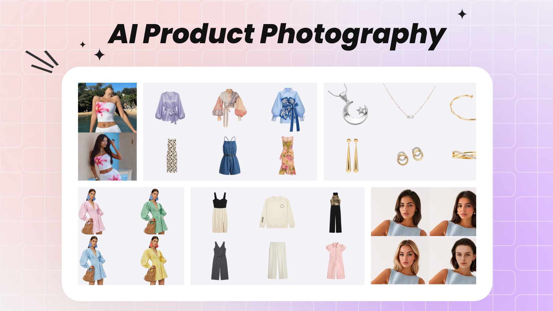 AI product photography workspace for ecommerce catalog images