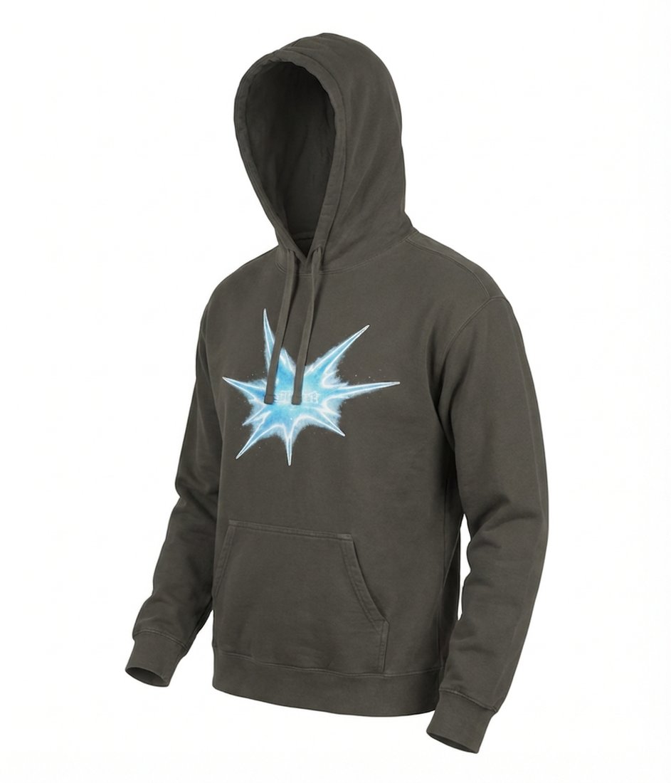 Hoodie 3D ghost mannequin image after AI conversion
