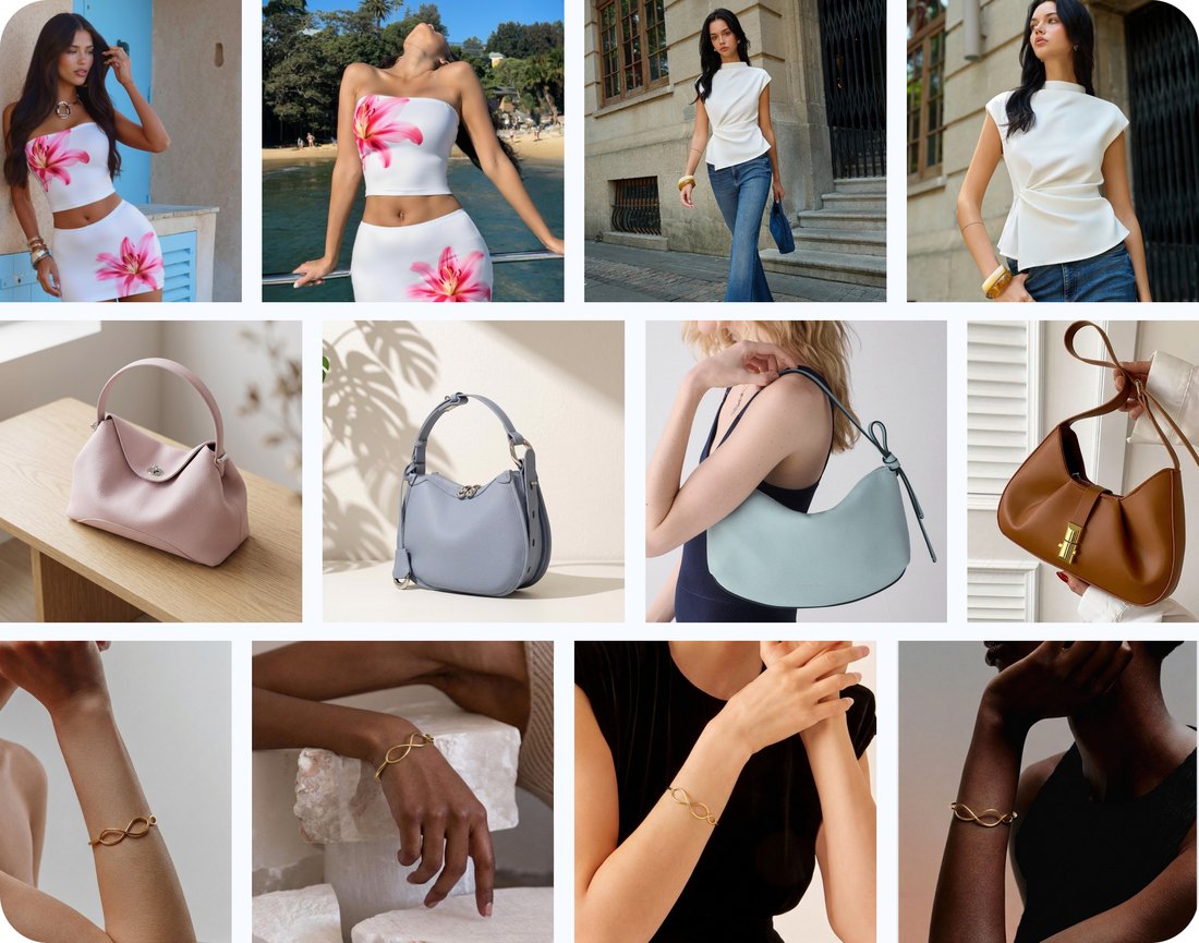 A consistent Poshmark closet grid built from photos shot to one square spec