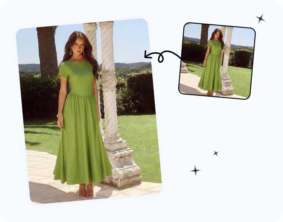 The same product photo resized sharply from a large source without quality loss